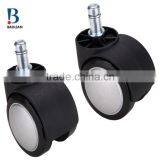 2016 Hot-sale Special Waterproof 2"white Painting Nylon Plastic PU Rubber Coating Caster for Office Chair thumbnail-5