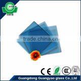 Clear pvb film laminated safety glass with CCC CE SGCC blue and clear laminated glass 6.76mm