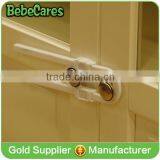 Baby Home Cabinet Adjustable Plastic Sliding Lock Door Alarm thumbnail-5