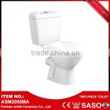 Alibaba Supplier Automatic Two Piece Female Wc European Toilet