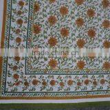 Floral Design Printed Cotton Powerloom Hand-block Bed-sheets & Covers thumbnail-3