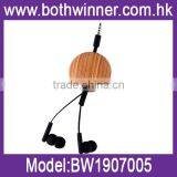 Large Scale Provided Retractable Earphone