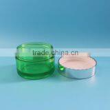 30g 1OZ Empty Thick PET Plastic Cream Jar Container With Silver Aluminium Lid thumbnail-3