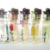 Gas Lighter With Flower in Tank