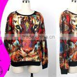 New Fashion 2015 Women/Men Space Galaxy Sweatshirts Lion 3d sweaters hoodies Jumper