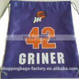 Customized Cinch Sack School Promotional Gym Sack Drawstring Bag thumbnail-5