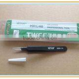 Black Cleanroom Antistatic Stainless Steel Tweezer thumbnail-6