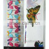 Butterfly Design Shower Curtain With 12 Pcs Decorative Resin Hooks thumbnail-1