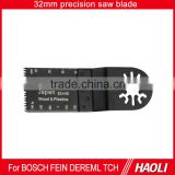 32mm (1-1/4'') precision saw blade for oscillating tool fast cutting wood,plastic, with high cutting speed