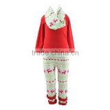 2016 Kaiyo Whosales Baby Clothes New Fabric Persnickety Children Clothes Fall Knitted Outfit Long Top And Pant Set