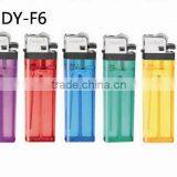 Transparent Cheap Flint Gas Lighter With Angles,77mm,80mm