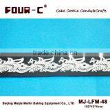 Silicone lace fondant mold for fondant cake making, impression lace mold