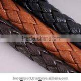 7mm Braided Leather Cords From BORG EXPORT / Genuine Leather /Braided Leather Cord 7 mm thumbnail-1
