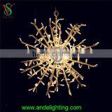 Christmas Outdoor Decoration Lighting Pole Light Decoration Lighted Star thumbnail-3