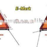 Reflective,E-MARK Certificate Warning Triangle With Led