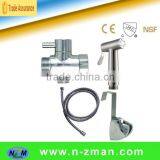 Hand Held Bidet Sprayer, Premium Stainless Steel Diaper Sprayer Shattaf - Complete Set for Toilet, Hand Sprayer for Bidet Toilet thumbnail-1