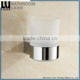China Supplier Novel Design ZInc Alloy And Glass Chrome Finishing Wall-Mounted Bathroom Accessories Set thumbnail-5