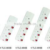 2/3/4/5/6 Individual Switch ABS Plastic 250V TLC-902 Power Extension Socket thumbnail-1