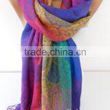 Pashmina Scarf Ombre Rainbow Scarf Spring Fall Winter Scarf thumbnail-2