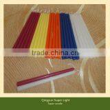 colored 10" dinner taper candle