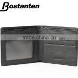 Black Simple Plain Cowhide Leather Men Pocket Hand Purse thumbnail-6