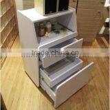 White Wooden Beauty Salon Drawer Trolley BN-T103 thumbnail-3