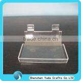 Mini Acrylic Shelf Slatwall Acrylic Shelf Clear Wall Mounted Plastic Slatwall Display Shelf thumbnail-1