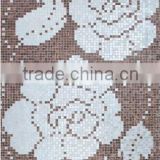High quality Mosaic Pattern Glass Mosaic interior design wall tiles