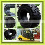 2.00-8 Solid Tire, Solid Rubber Tires for Trailers, Tire Valve