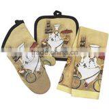 Christmas Festival Kitchen Custom Printing Oven Mitt thumbnail-2