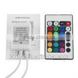 DC 12V RGB 16 Colors LED Remote Control Box For SMD Strip Light Bulb Lamp