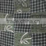 Indian Madras Patchwork Handmade Pure Fabric thumbnail-1