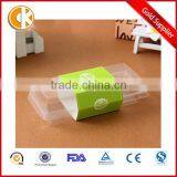 Clear Folding Long Plastic Cake Container With Lid