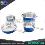 New Arrival 7 Pcs Cooking Pot Sets of Stainless Cookware for Wholesale thumbnail-4