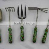 Garden Hand Digging Tool With Plastic Handle With Stainless Steel Head thumbnail-1