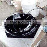 Black Round Stone Bathroom Basins&sinks thumbnail-3