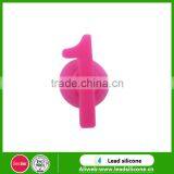 Digital Silicone Wine Glass Marker Wine Charms thumbnail-3