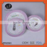 Round Porcelain Dinner,hotel White Gold Charger Dinner Plate Dishes,vegetable Ceramic Dish thumbnail-1