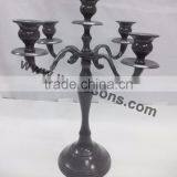 5 Arm Black Candelabra & Candle Holders Black Candelabras Sale thumbnail-5