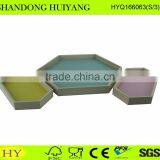 Personalized Colored Wooden Plate Wood Tray Wholesale thumbnail-2