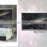 Framed Handmade Lacquer Decor Painting Outer Space for Home Decoration thumbnail-2