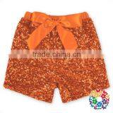 2017 New Arrival Baby Girls Lavender Ribbon Bow Sequin Shorts thumbnail-3