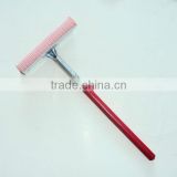Car window clean squeegee with wooden handle/ glass wiper
