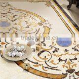 Classic Elegant Italian Designed Floral Marble Medallion Inlay Flooring in Round Shape BF12-04284d thumbnail-4