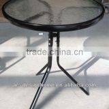 3 PCS OUTDOOR PLASTIC RATTAN/TEMPERED GLASS/STEEL BISTRO SET thumbnail-4