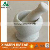 Mini White Marble Stone Mortar and Pestle for Promotion thumbnail-5