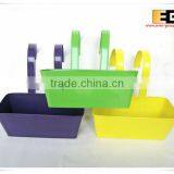 Zinc Powder Coated Decorative Hanging Flower Planters thumbnail-2