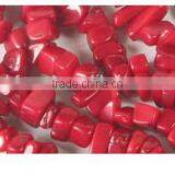 Wholesale 60" 5-7mm Red Irregular Original Coral Beads Necklace thumbnail-2