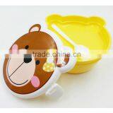 2016 New Children Lunch Box/Bento Lunch Box Containers With Spoon(bear) thumbnail-3