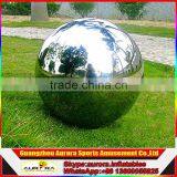 Custom Made Double Layer Giant Inflatable Silver Ball Disco Mirror Ball for Promotion